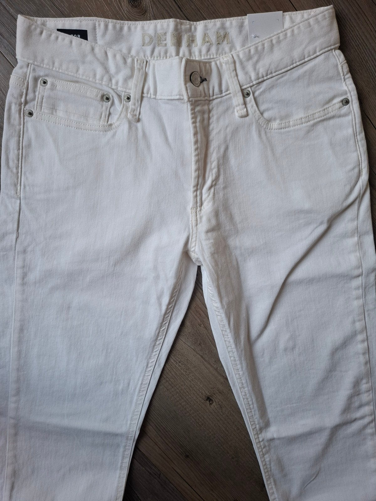 DENHAM Razor slimfit jeans W31 L32, Wit, Nieuw, W32 (confectie 46) of kleiner, Ophalen of Verzenden