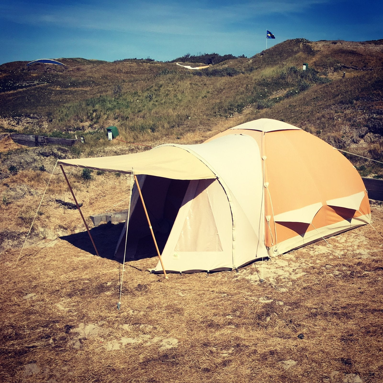 Opblaasbare karsten tent 300 x 300, Ophalen, Gebruikt, Tot en met 4