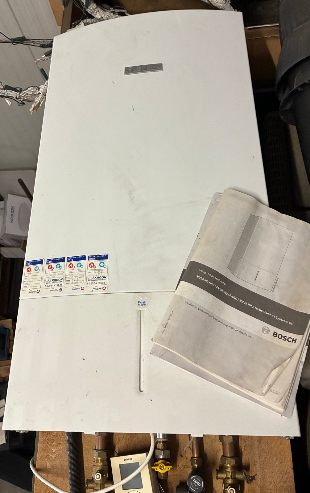 Bosch Hoog Rendement CV-ketel - Turbo Comfort Systeem 65, Doe-het-zelf en Verbouw, Verwarming en Radiatoren, Ophalen, Gebruikt