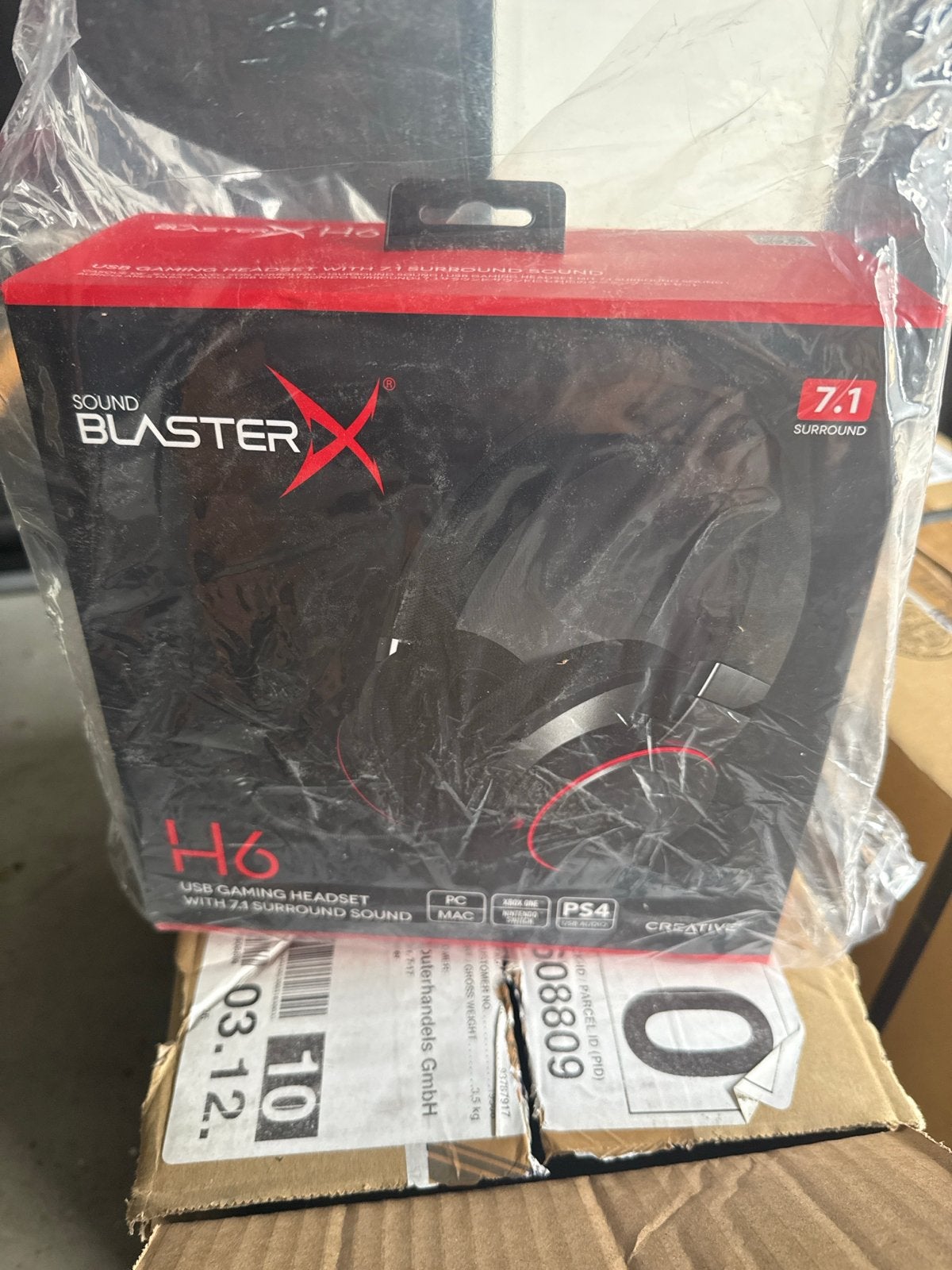 Sound BlasterX H6 USB Gaming Headset 7.1 Surround Sound