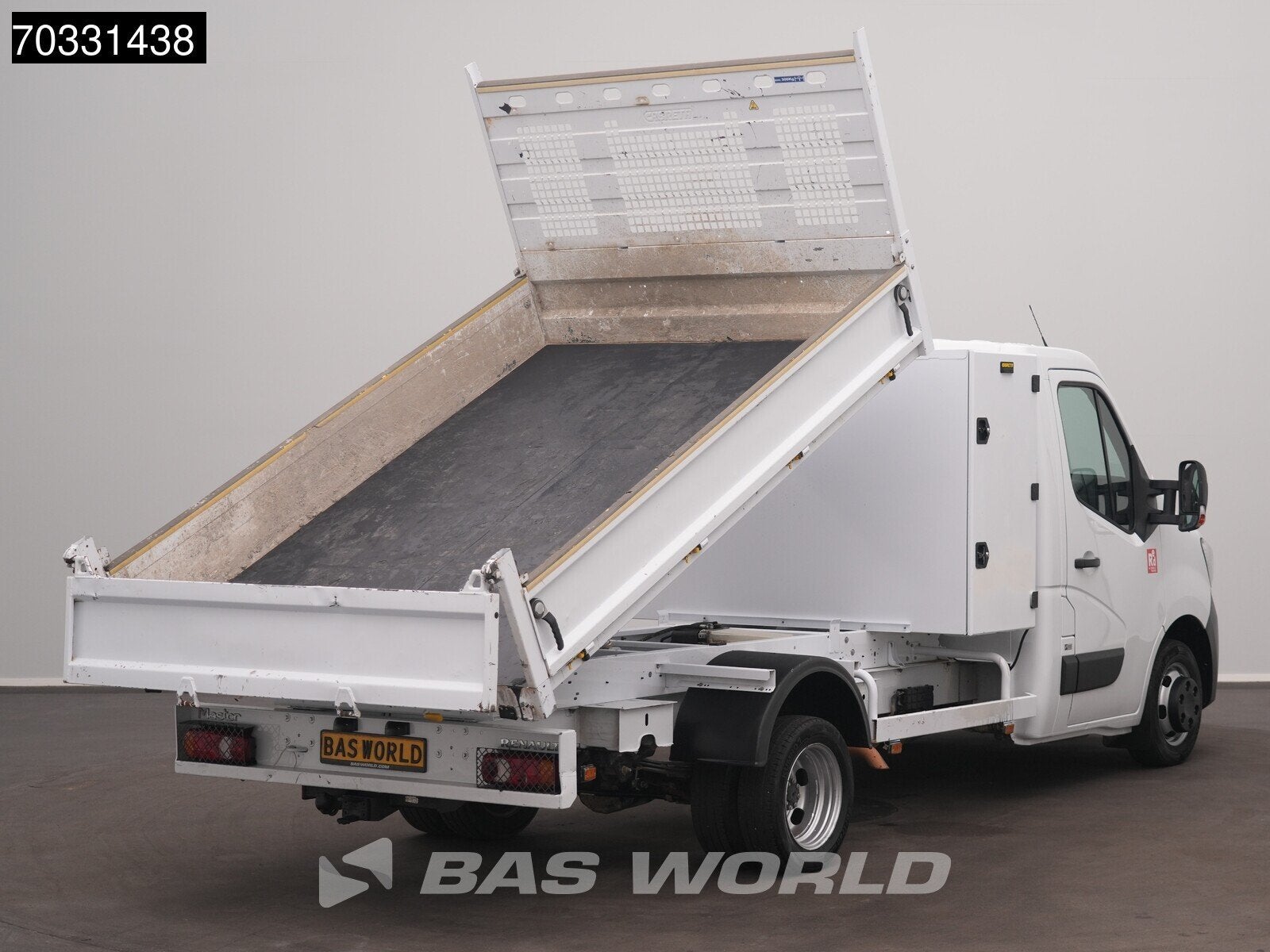 Renault Master 145PK Kipper 3,5t Trekhaak Dubbellucht met Ki, 145 pk, Stof, Gebruikt, Euro 6