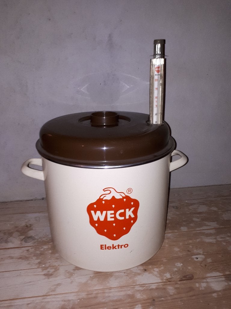 Weckketel van Weck voor elektrisch en inductie, Geschikt voor inductie, Ophalen, Gebruikt, Emaille