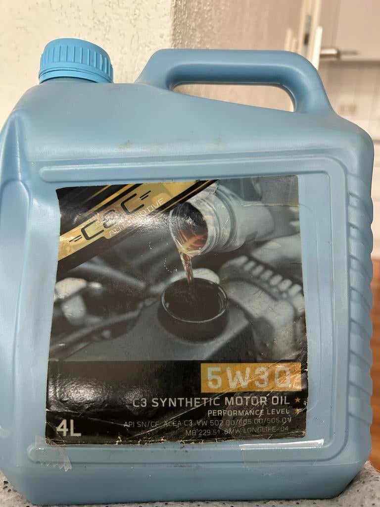 5W30 C3 Synthetische Motorolie - 4 Liter, Ophalen of Verzenden, Nieuw, Universele onderdelen
