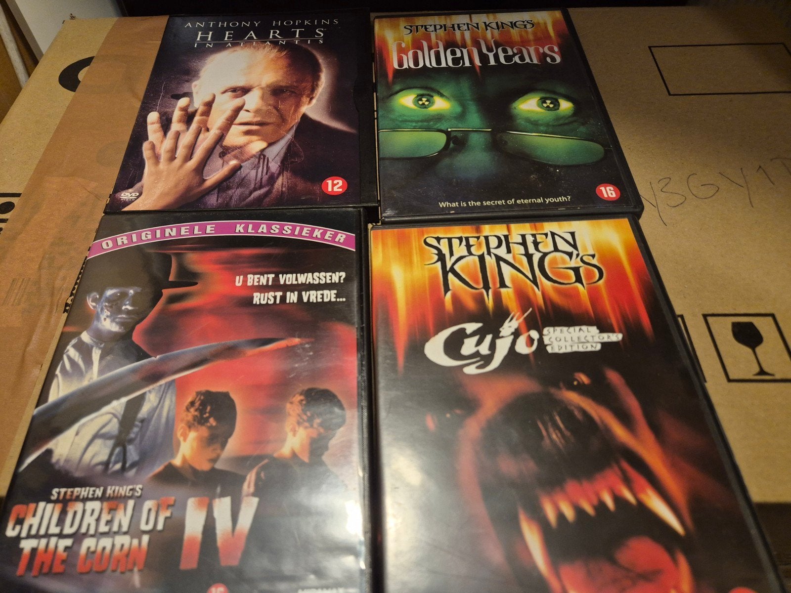Stephen King filmpakket, Cd's en Dvd's, Vanaf 16 jaar, Ophalen of Verzenden, Zo goed als nieuw, Overige genres