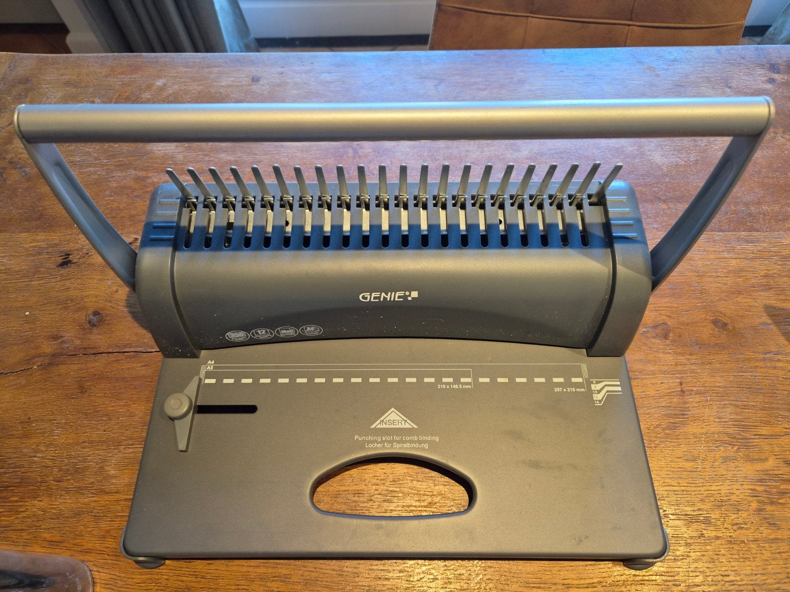 Genie CB 850 spiraalbinder, Verzenden, Zo goed als nieuw