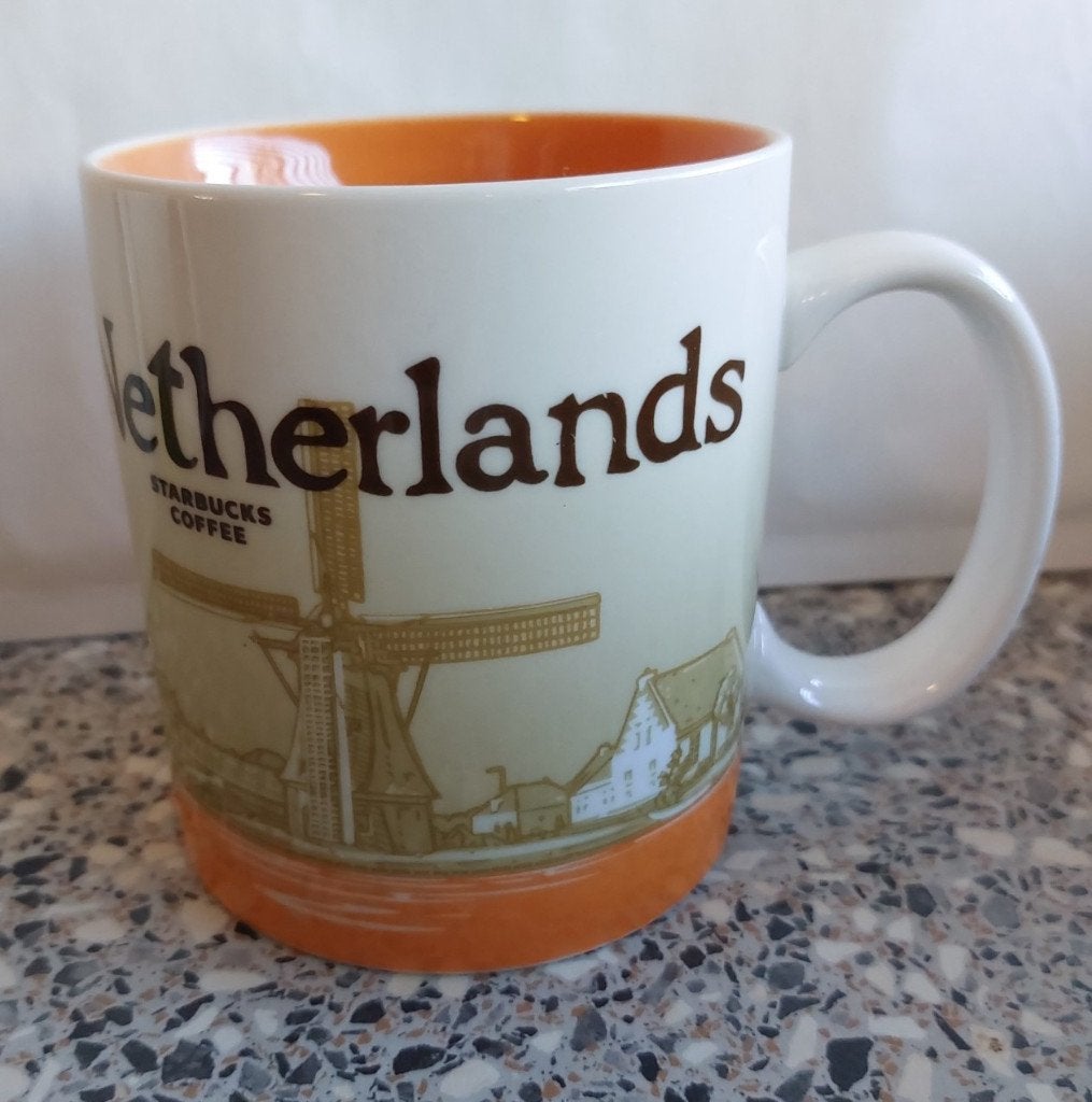 Starbucks Coffee mug beker mok Netherlands koffiemok, Huis en Inrichting, Keuken | Servies, Ophalen of Verzenden, Zo goed als nieuw