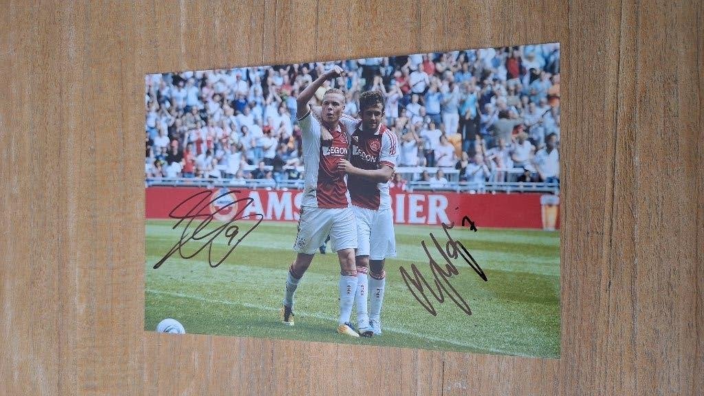 Foto 20x30cm met handtekening Sulejmani + Sightorsson # Ajax, Ophalen of Verzenden, Nieuw, Ajax, Overige typen