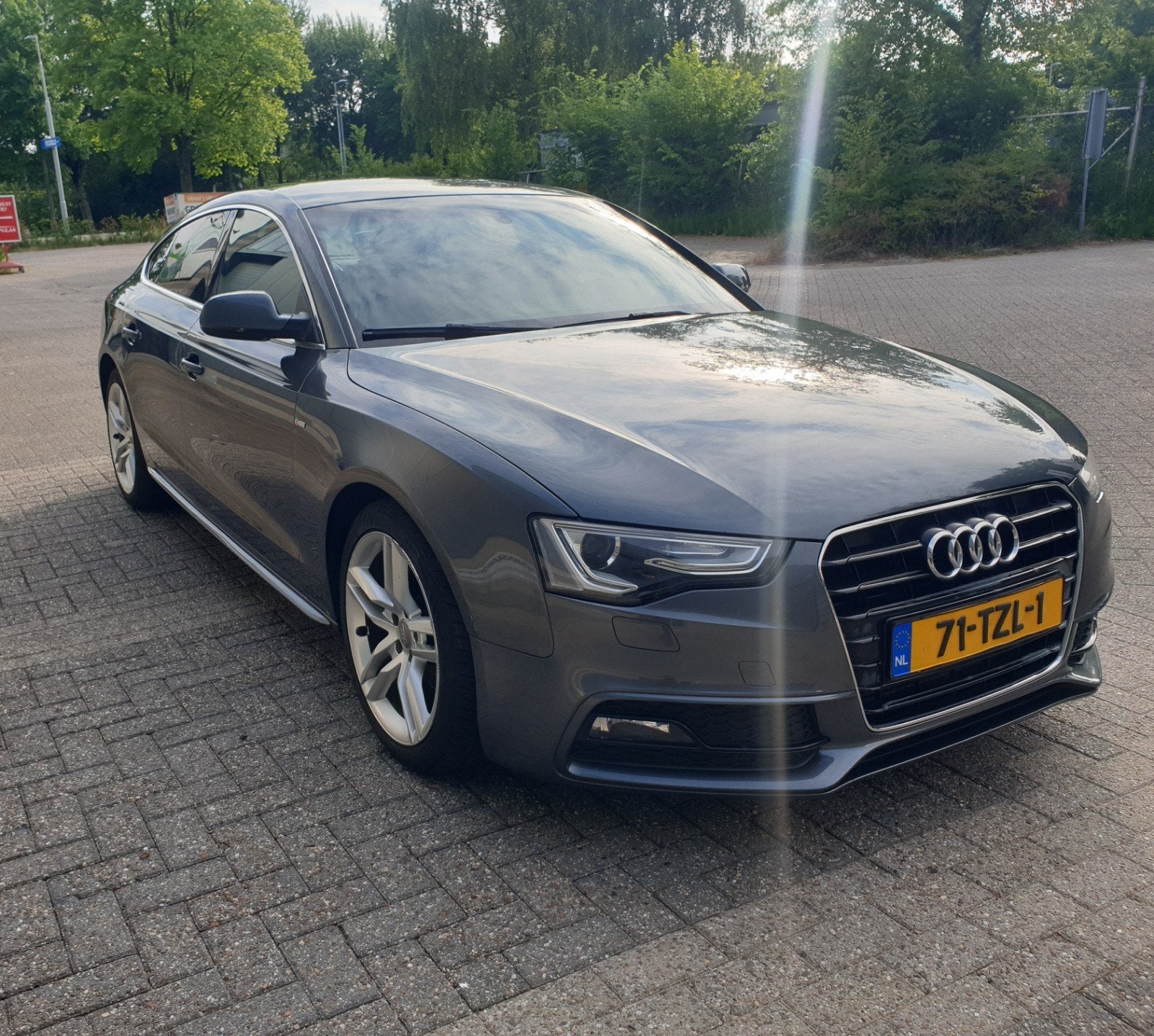 Audi A5 Sportback 1.8 TFSI – Origineel S-line –Daytona grijs, Auto's, Voorwielaandrijving, 4 cilinders, 4 stoelen, 1465 kg