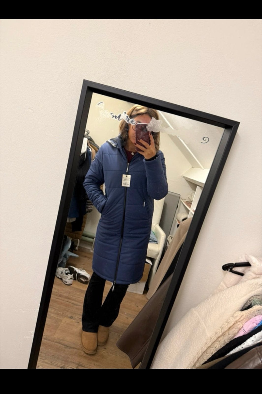 Mrs. Ros Lange Jas Billy Poseidon Navy - Maat S, Ophalen of Verzenden, Nieuw, Maat 36 (S), Blauw