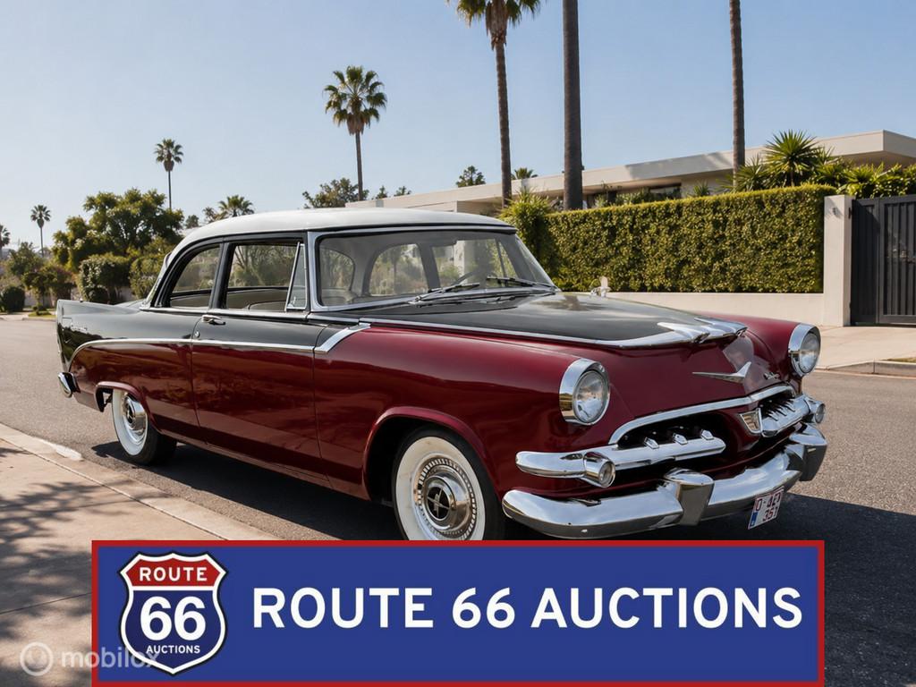 Dodge Coronet | 1956 | Route 66 Auctions, Auto's, Oldtimers, Overige carrosserieën, Zwart, Bedrijf, Handgeschakeld
