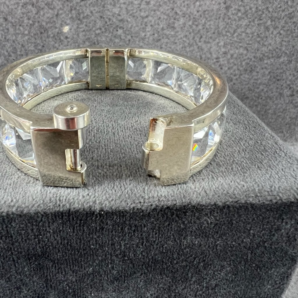 Zilveren Armband | AG | 75.45g | band 6cm Dia | 413886, Ophalen of Verzenden, Gebruikt, Zilver, Zilver