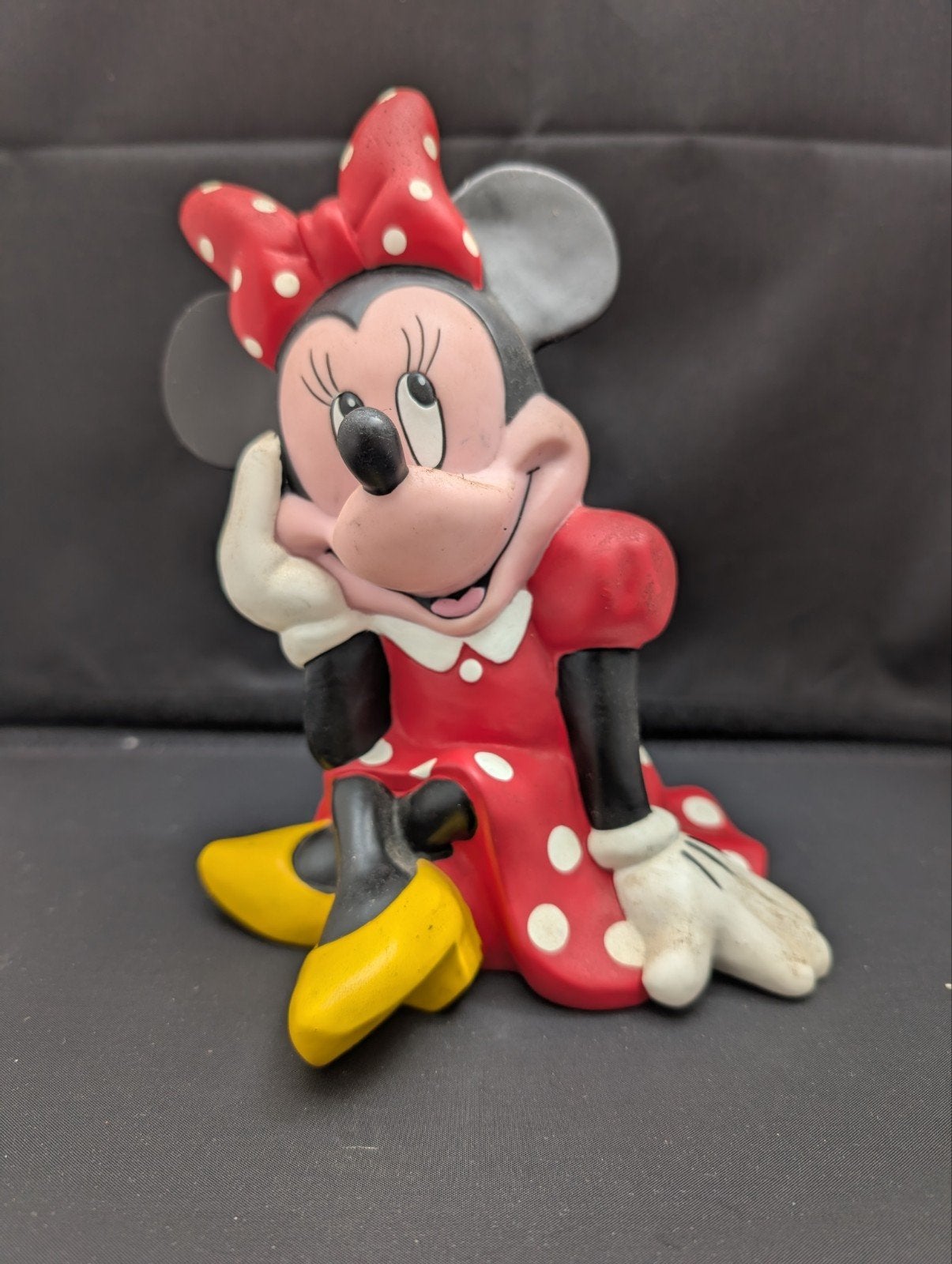Vintage Disney spaarpot van Minnie Mouse rek5, Gebruikt, Beeldje of Figuurtje, Ophalen of Verzenden, Nvt