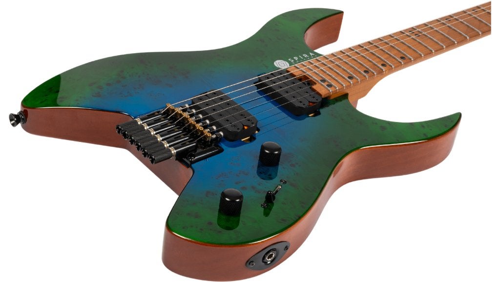 Spira Guitars S-500 GBR Trans Aqua Blue elektrische gitaar, Muziek en Instrumenten, Overige merken, ., Nieuw, Ophalen of Verzenden