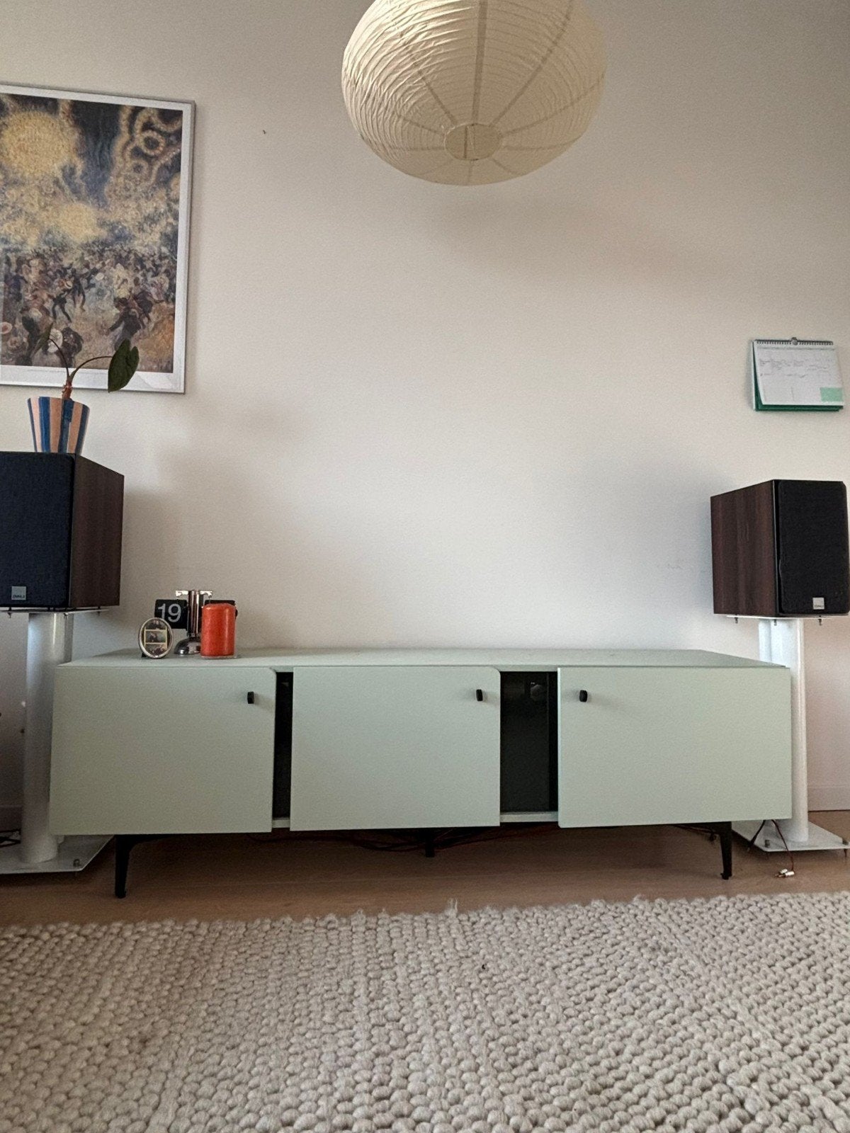 Tv meubel mint groen, Ophalen, 25 tot 50 cm, Minder dan 100 cm