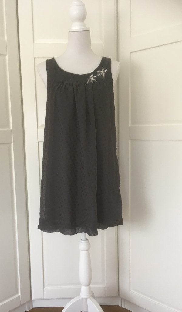 LA City grijze mouwloze tuniek mini jurk, maat 2 S (of M), Kleding | Dames, Ophalen of Verzenden, L.A.City, Maat 36 (S), Grijs
