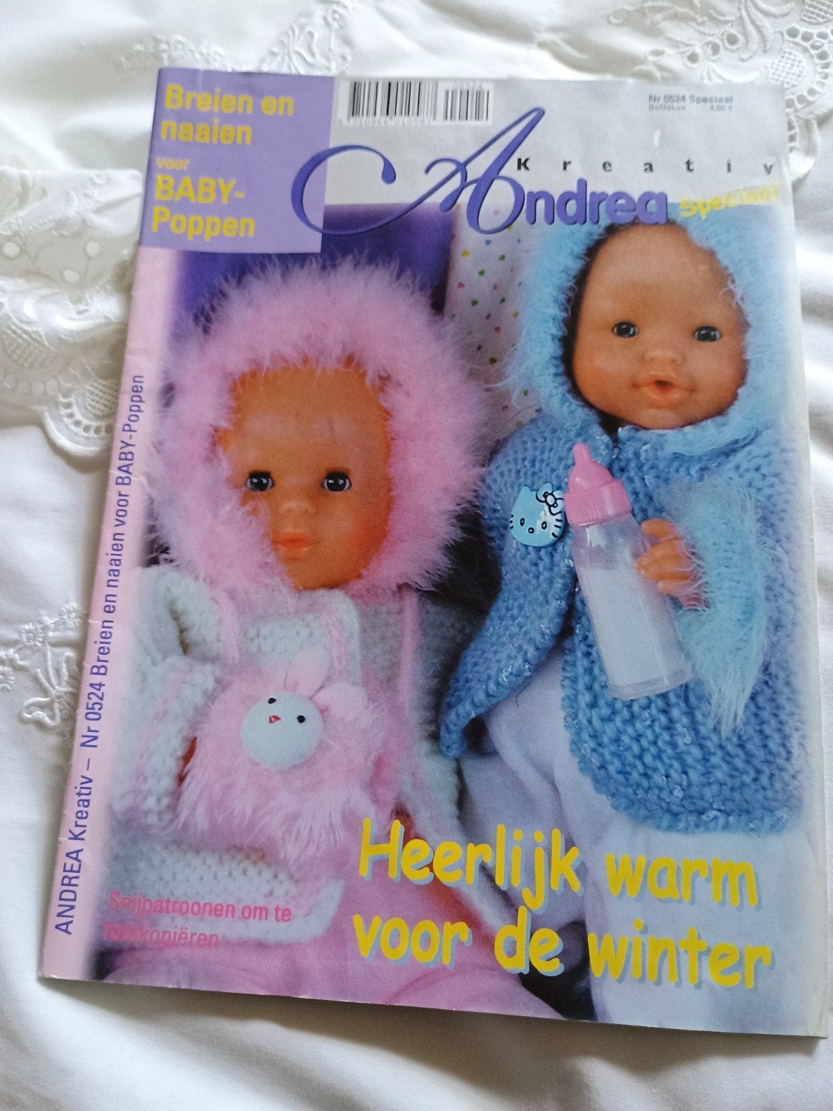 Andrea poppenkleding patronen - breien en naaien ( nr.5), Ophalen of Verzenden, Breien, Patroon of Boek