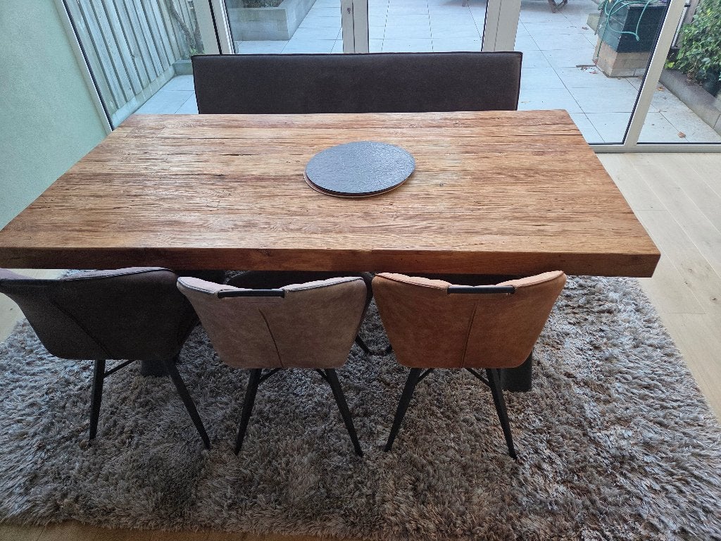 Gratis eetkamerstoelen, Huis en Inrichting, Ophalen, Gebruikt, Stof, Drie