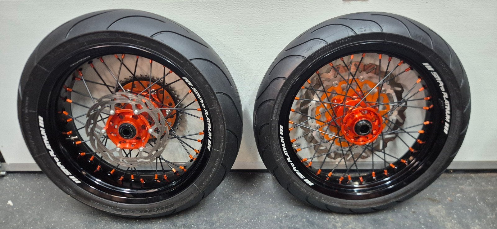 SMPro Platinum supermotard wielset KTM / Husky / Gasgas, Ophalen of Verzenden