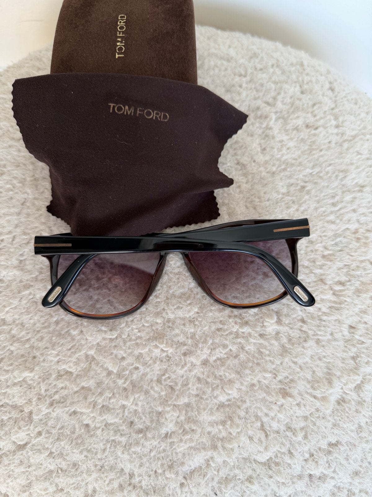 Tom Ford Olivier Zonnebril - 100% Origineel, Overige merken, Zonnebril, Bruin, Ophalen of Verzenden