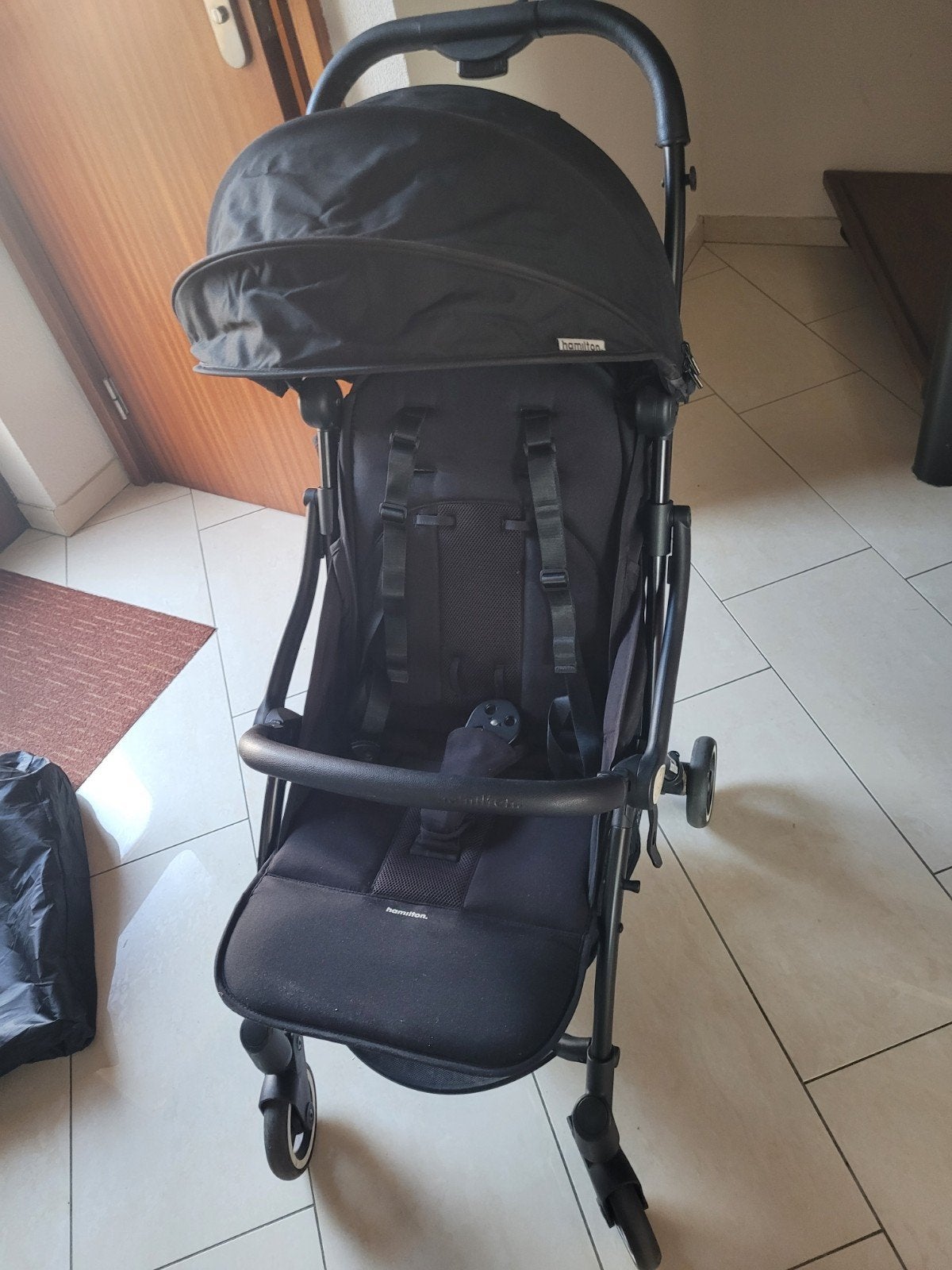 Hamilton buggy x1 plus 7- Compact en handig voor onderweg, Ophalen of Verzenden, Verstelbare rugleuning