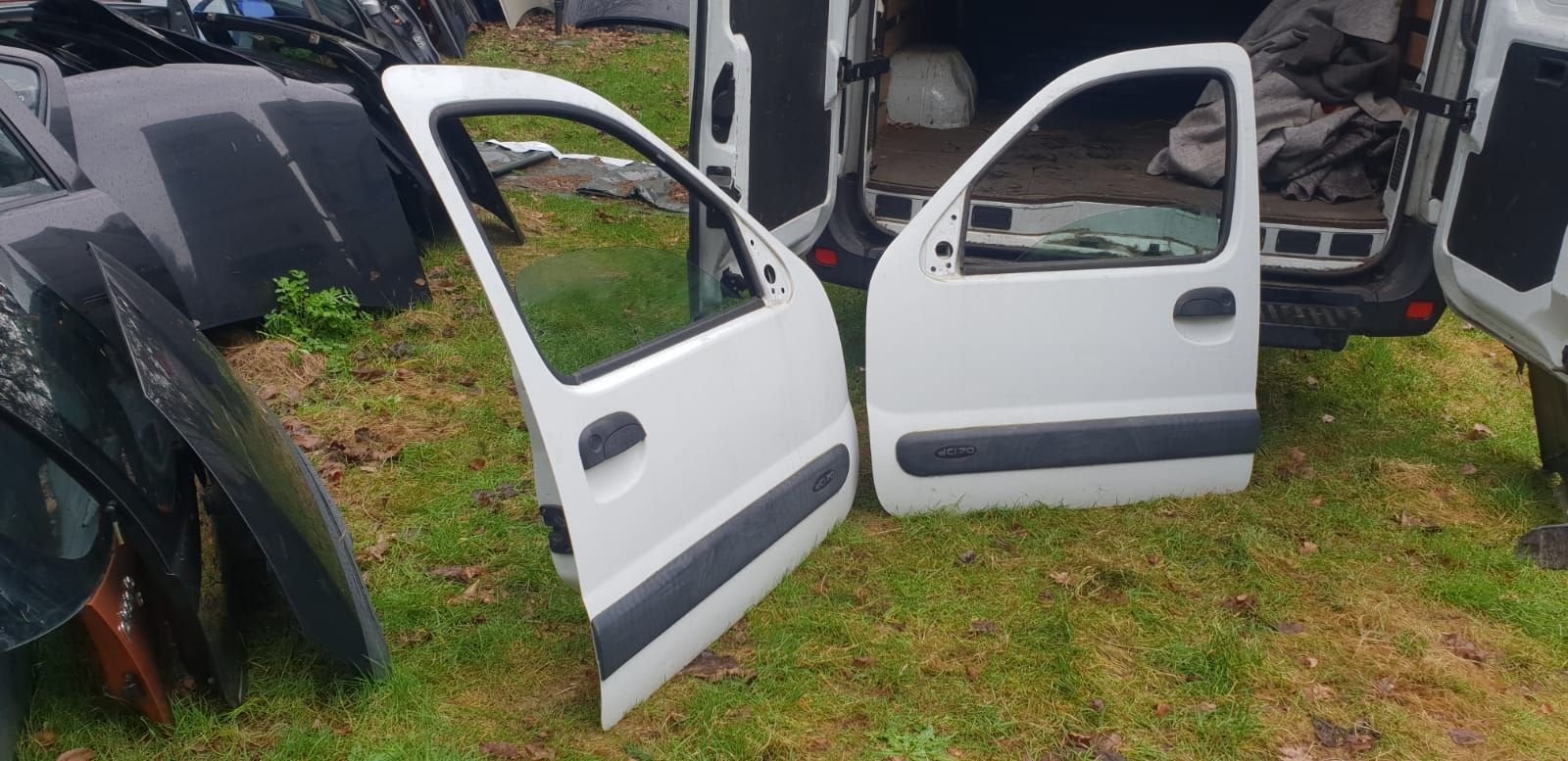 RENAULT KANGO PORTIEREN LINKS+RECHTS MODEL 2005, Gebruikt, -, Deur, -