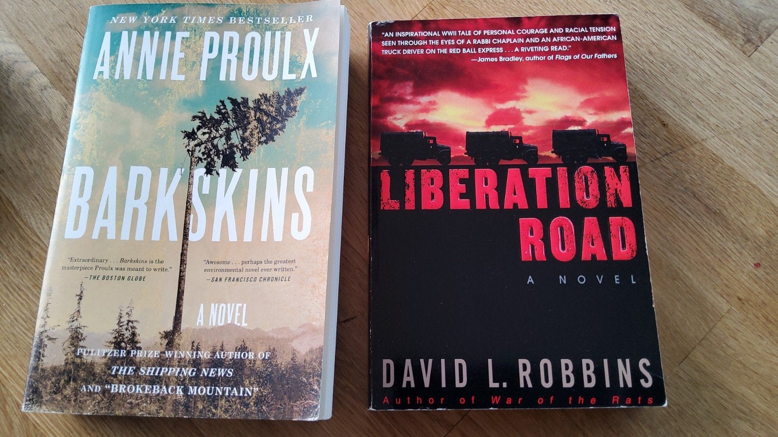2 Engelstalige romans, Annie Proulx en David L.Robbins, Ophalen of Verzenden, Zo goed als nieuw, Annie Proulx