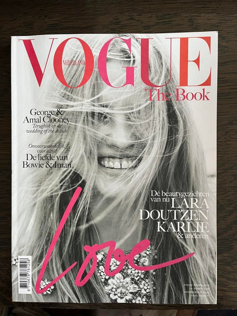 Vogue Nederland 2016 the Book Love Lara Stone cover Doutzen, Verzamelen, Tijdschriften, Kranten en Knipsels, Ophalen of Verzenden