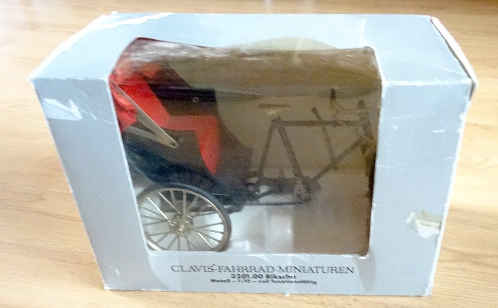 Clavis Fahrrad Miniaturen 3201.00 Rikscha, Ophalen of Verzenden, Gebruikt, Overige typen