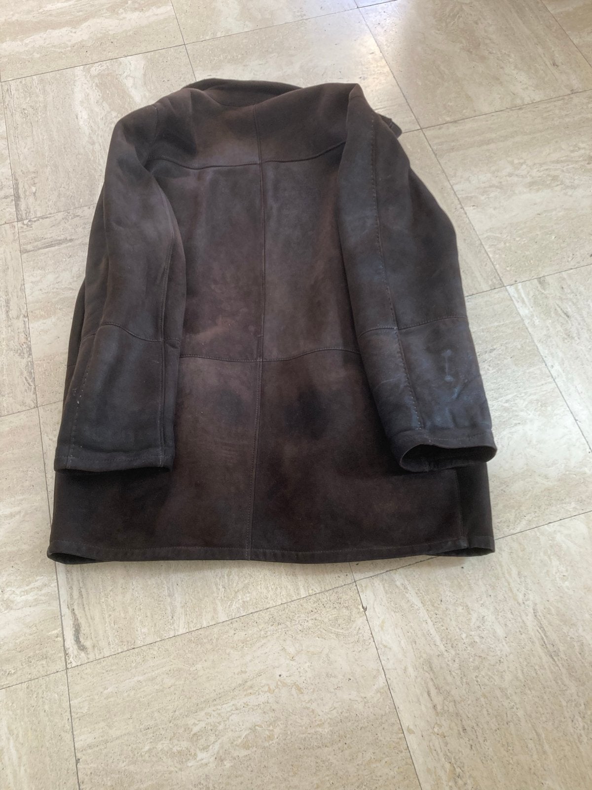 Heren Lammy Coat Bruin - Jong Style Original Shearling, Ophalen, Gedragen, Overige maten, Bruin