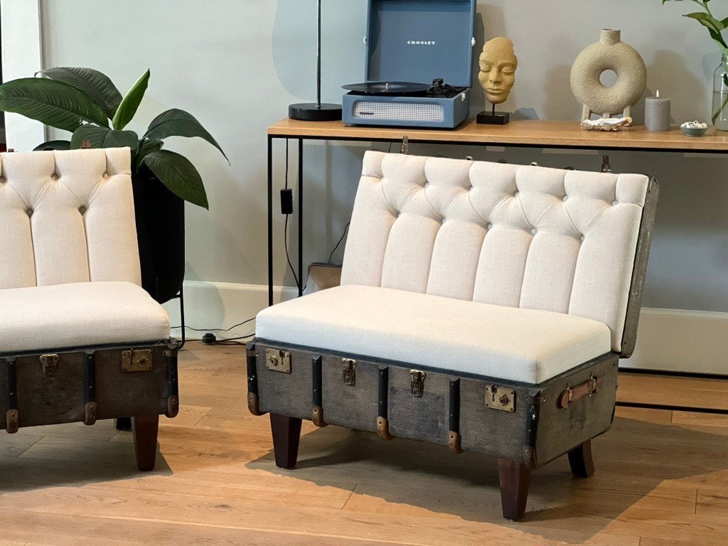 Suitcase Chairs, Hout, Minder dan 75 cm, Vintage, Nieuw