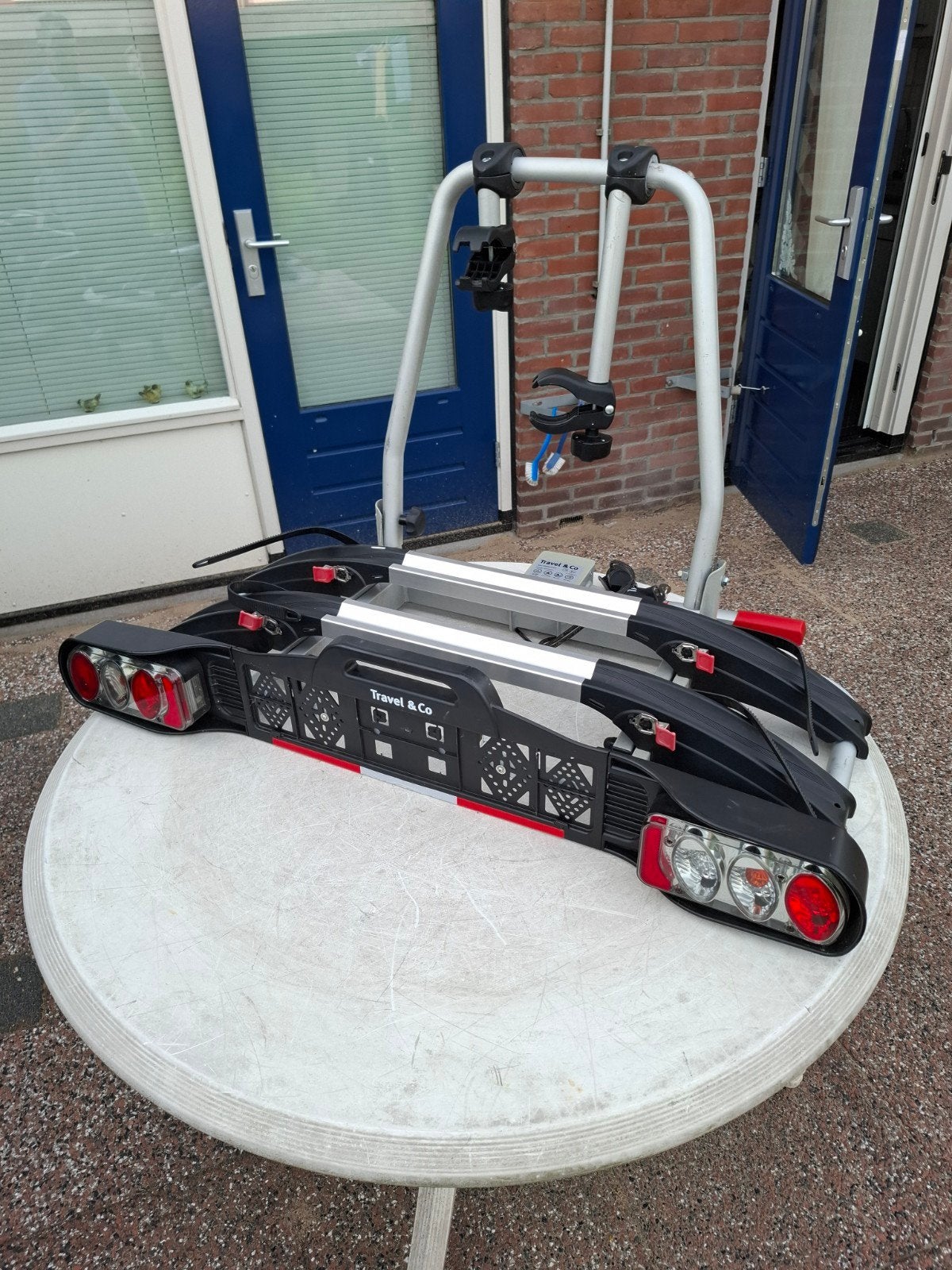 Travel & Co Trekhaakdrager voor 2 fietsen, Ophalen, Zo goed als nieuw, 2 fietsen, Trekhaakdrager