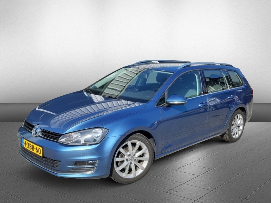 Volkswagen Golf Variant 1.4 TSI Highline Airco/Camera/Parkee, Euro 5, Gebruikt, 4 cilinders, Blauw