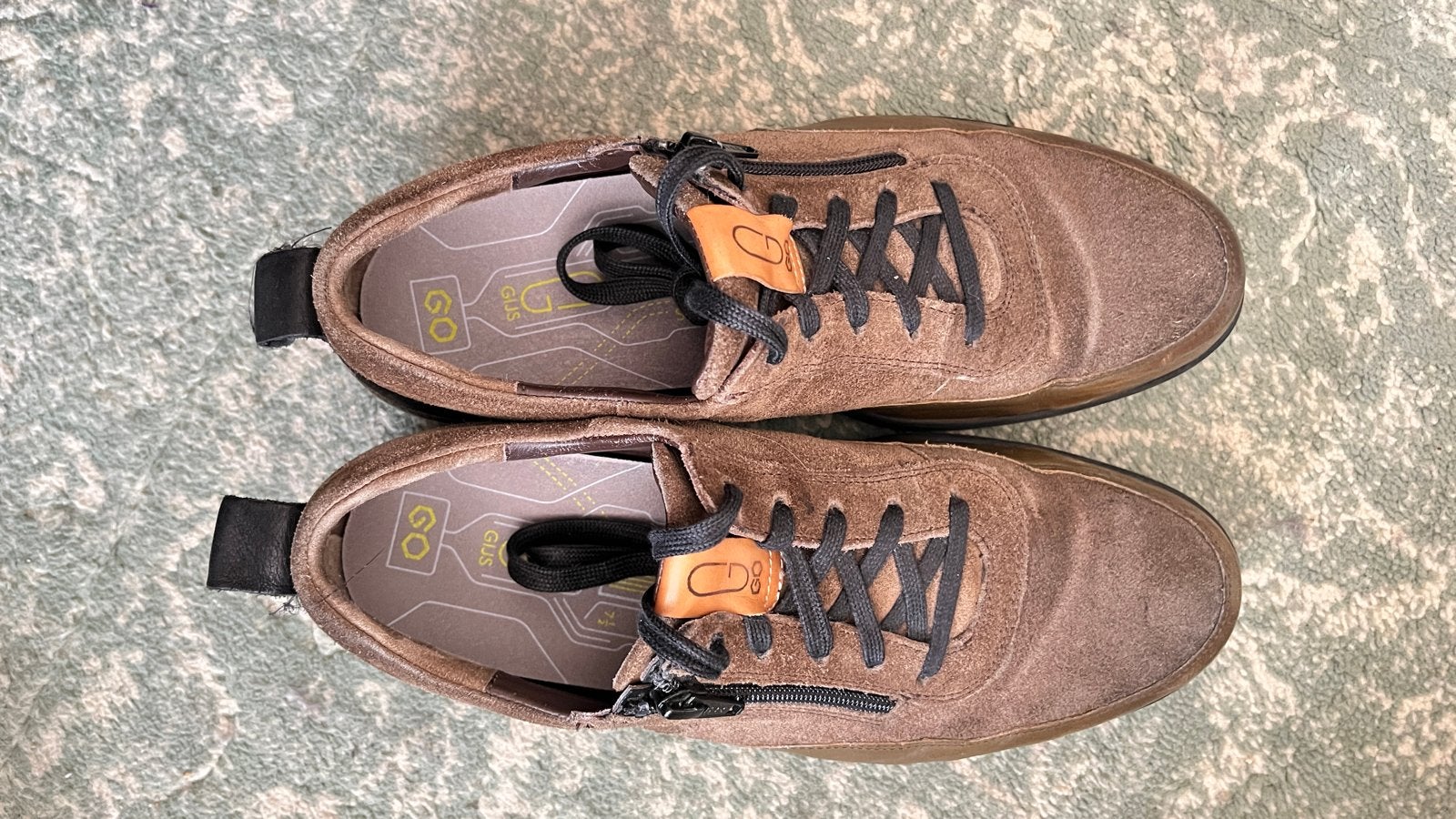 Gijs 2085 GO schoenen mt 7,5 H bruin met nieuwe zolen, Overige kleuren, Ophalen of Verzenden, Zo goed als nieuw, Veterschoenen