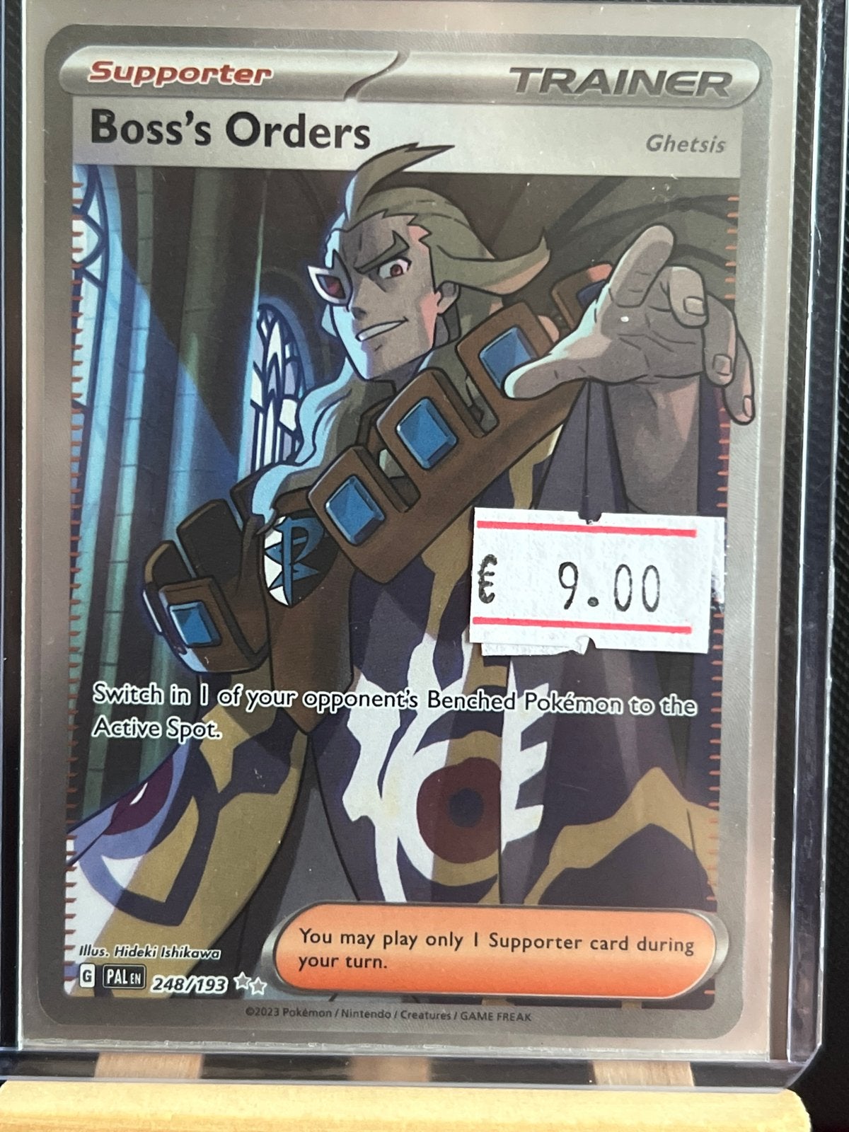 Pokémon TCG: Boss's Orders (Ghetsis) 248/193 Trainer Kaart, Ophalen of Verzenden, Zo goed als nieuw, Losse kaart