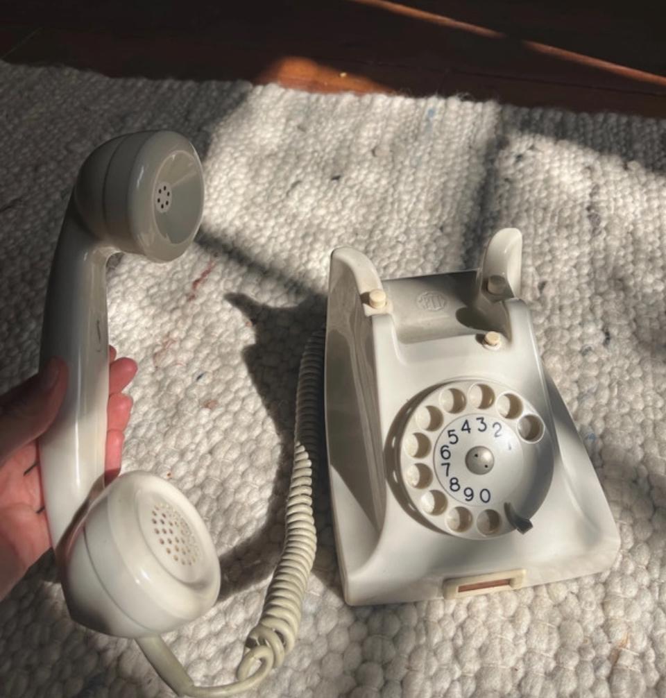 Vintage  PTT Ericsson Telefoon - Mei 1955 - Met Draaischijf, Ophalen of Verzenden, Gebruikt, Met draaischijf
