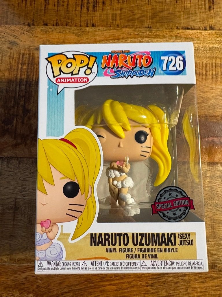FUNKO POP! Naruto Shippuden Naruto Uzumaki Sexy Jutsu 726, Ophalen of Verzenden, Zo goed als nieuw