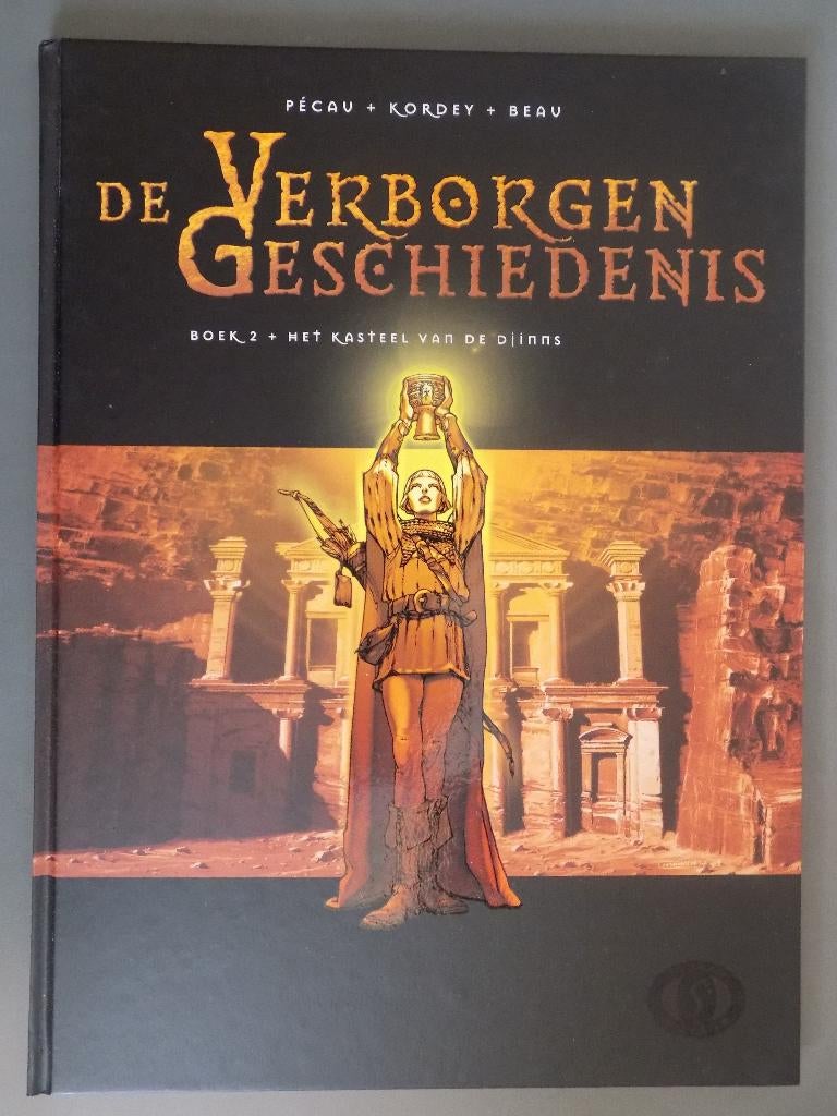 De verborgen geschiedenis - 02_HC_Het kasteel van de Djinns, Eén stripboek, Ophalen of Verzenden, Zo goed als nieuw