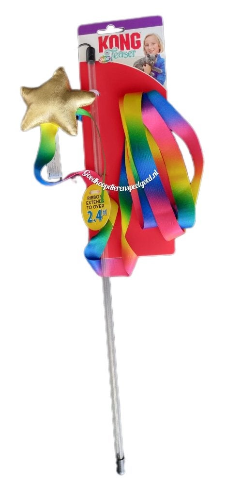 Kattenspeelgoed   " KONG speelhengel teaser XL met geluid ", Dieren en Toebehoren, Ophalen of Verzenden, Nieuw, Speelhengel
