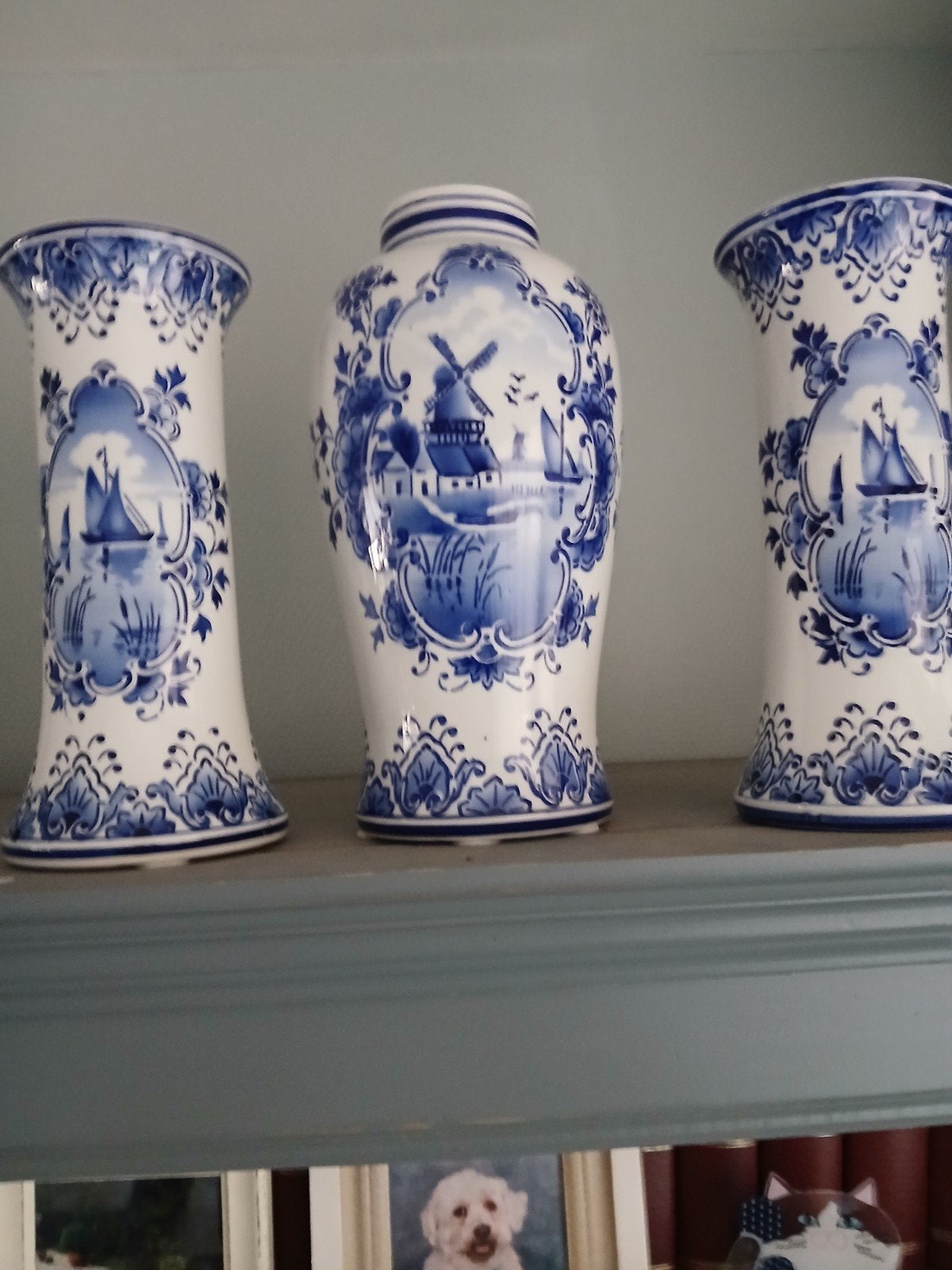 3 Delig Delftsblauw Kaststel, Ophalen of Verzenden