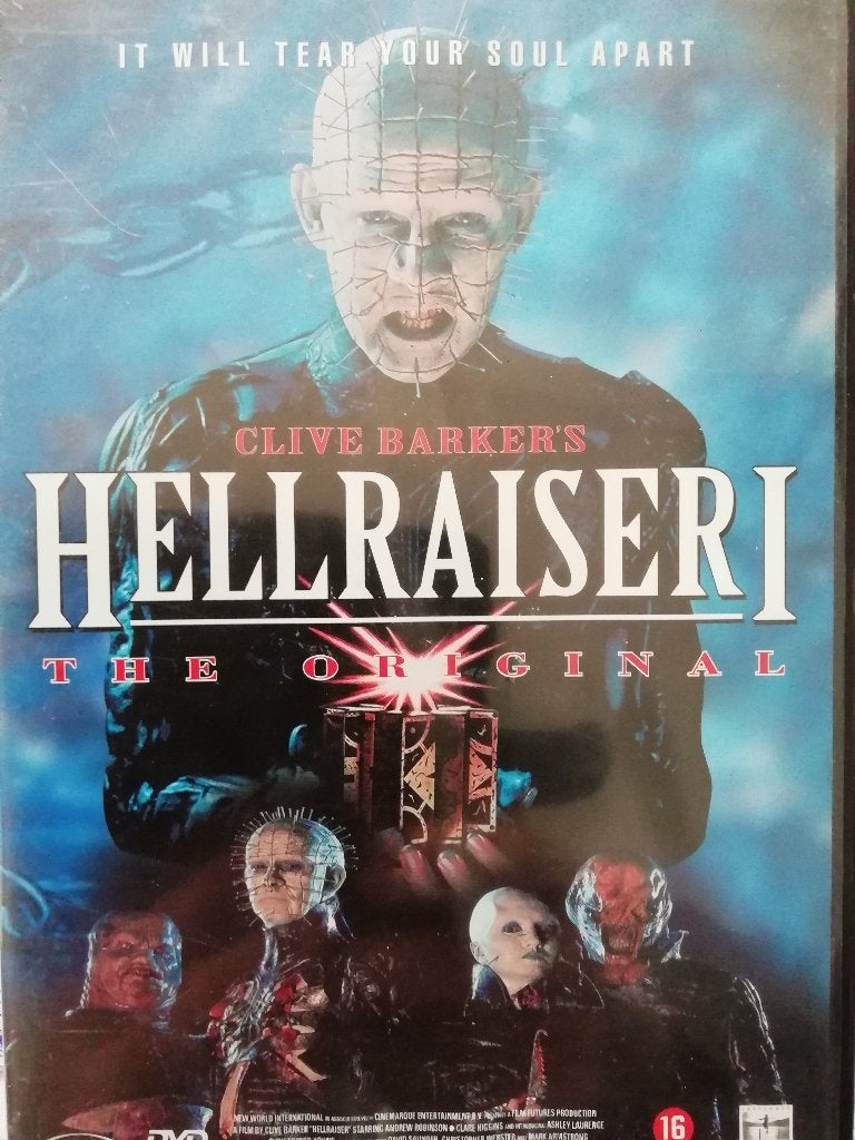 hellraiser - deel 1, Vanaf 16 jaar, Ophalen of Verzenden, Zo goed als nieuw, Overige genres
