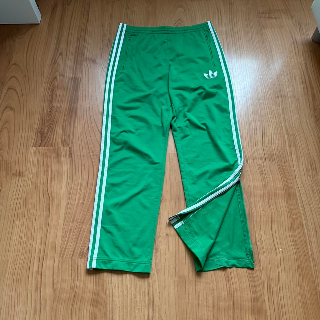Adidas Originals Firebird Trainingsbroek Groen/Wit - S, Verzenden, Zo goed als nieuw, Maat 46 (S) of kleiner, Groen