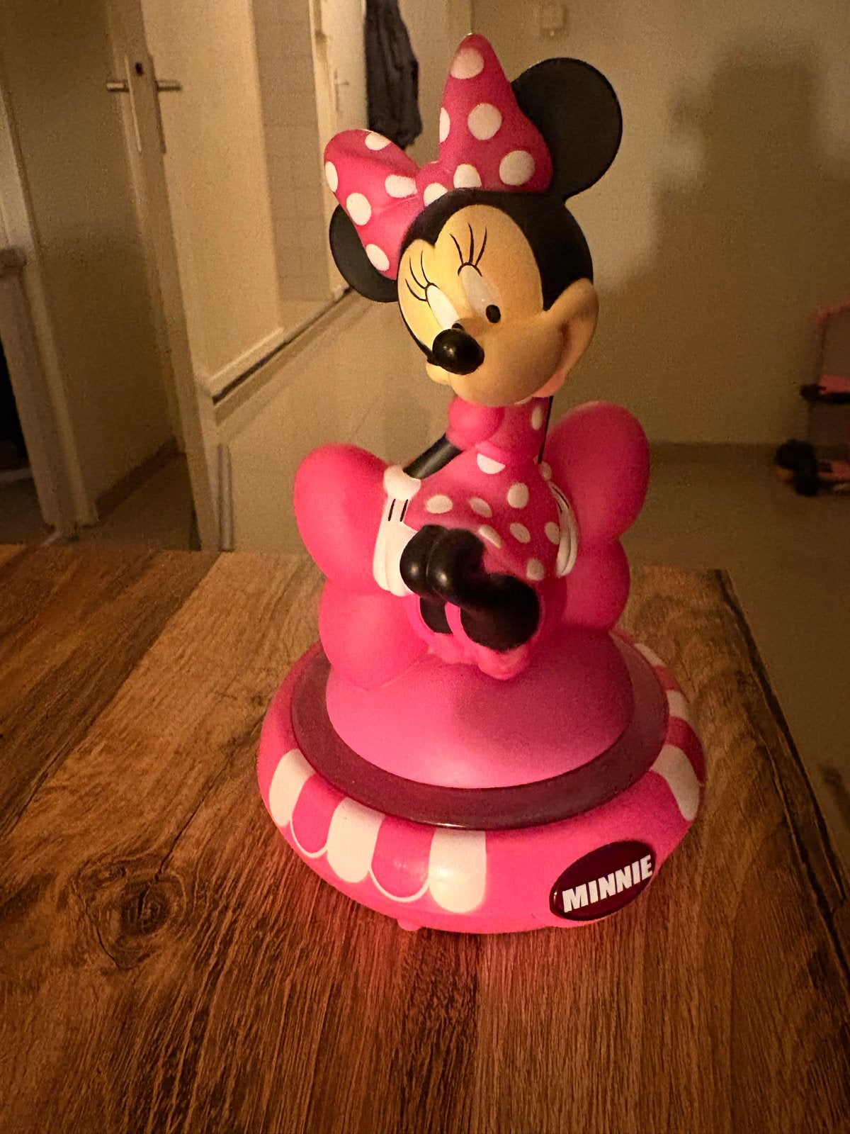Minnie Mouse lamp/nachtlampje, Ophalen of Verzenden, Gebruikt, Meisje