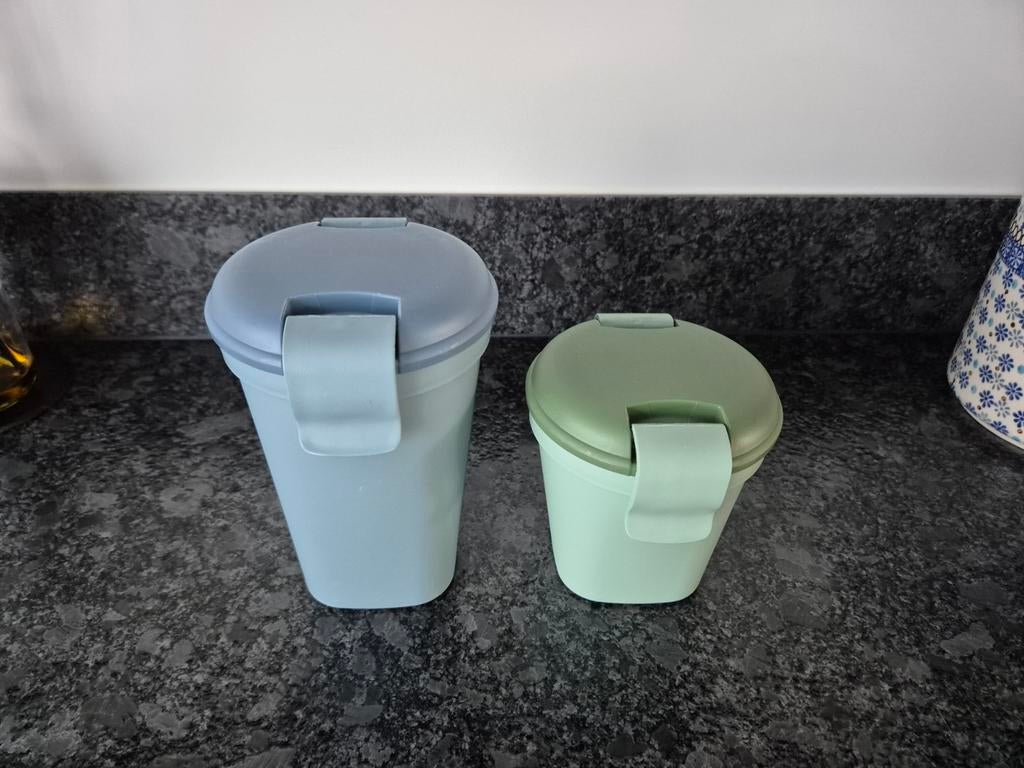 Curver - Lunch & Go bekers groot en klein, Ophalen of Verzenden