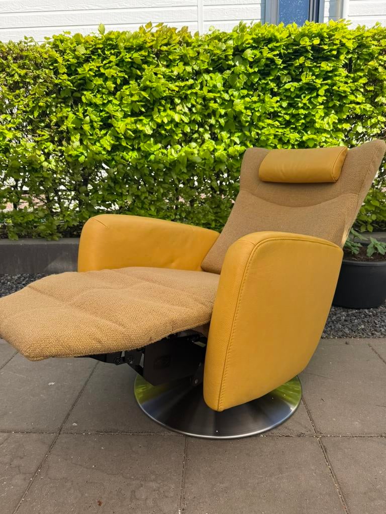 Luxe Prominent sta op stoel relax fauteuil gratis bezorging, Ophalen of Verzenden, Zo goed als nieuw, Leer, Ruim 100 kort gebruikte modellen in alle kleuren en maten