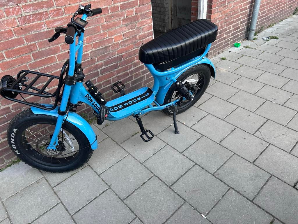 Don Souris E-bike, Fietsen en Brommers, Elektrische fietsen, Zo goed als nieuw, 47 tot 51 cm, 30 tot 50 km per accu, Ophalen