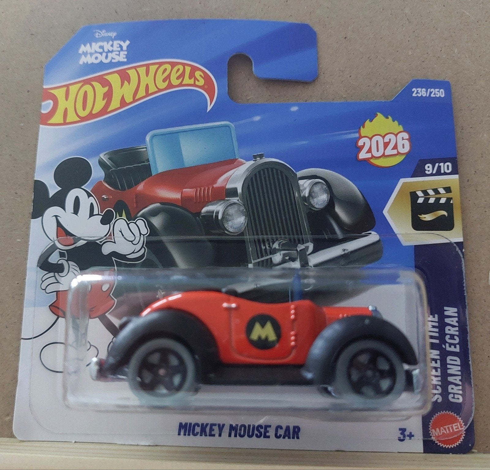 Hot Wheels Disney Mickey Mouse Car, Ophalen of Verzenden, Nieuw, Auto