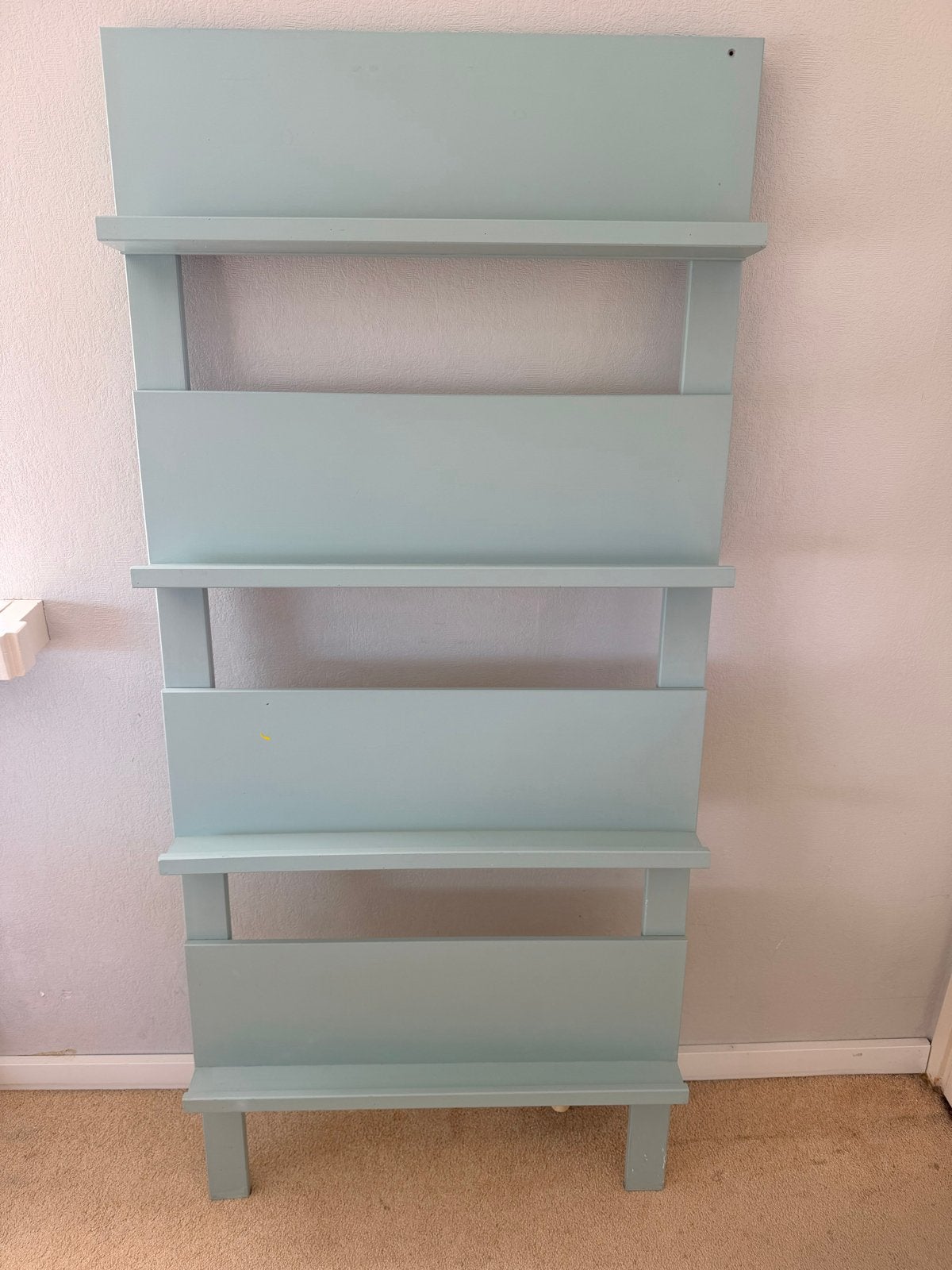 Tijdschriftenrek mintgroen 180 x 80 cm, Ophalen, Meerdere vakken, Gebruikt, Modern