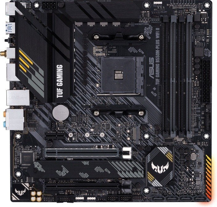 ASUS TUF GAMING B550M-PLUS WIFI II, Computers en Software, Moederborden, Gebruikt, DDR4, Ophalen of Verzenden, Micro-ATX