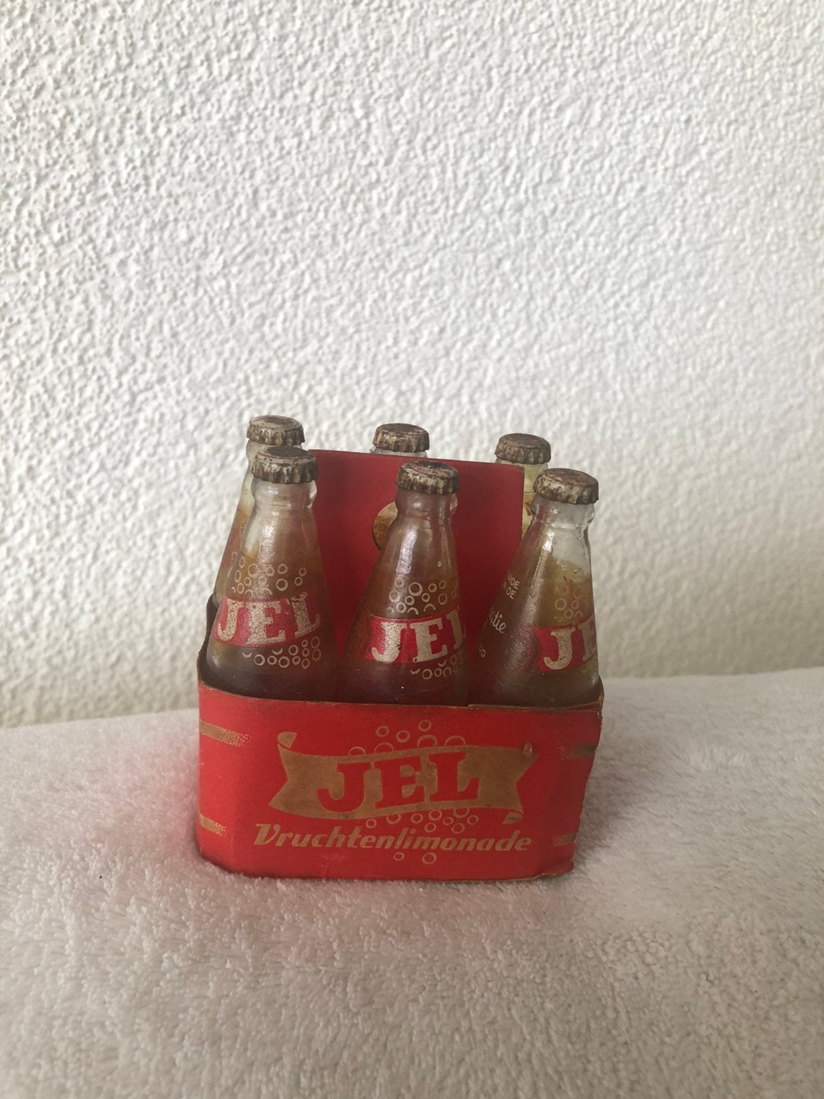 Oude Jel limonade flesjes, Verzamelen, Ophalen of Verzenden, Gebruikt, Overige typen