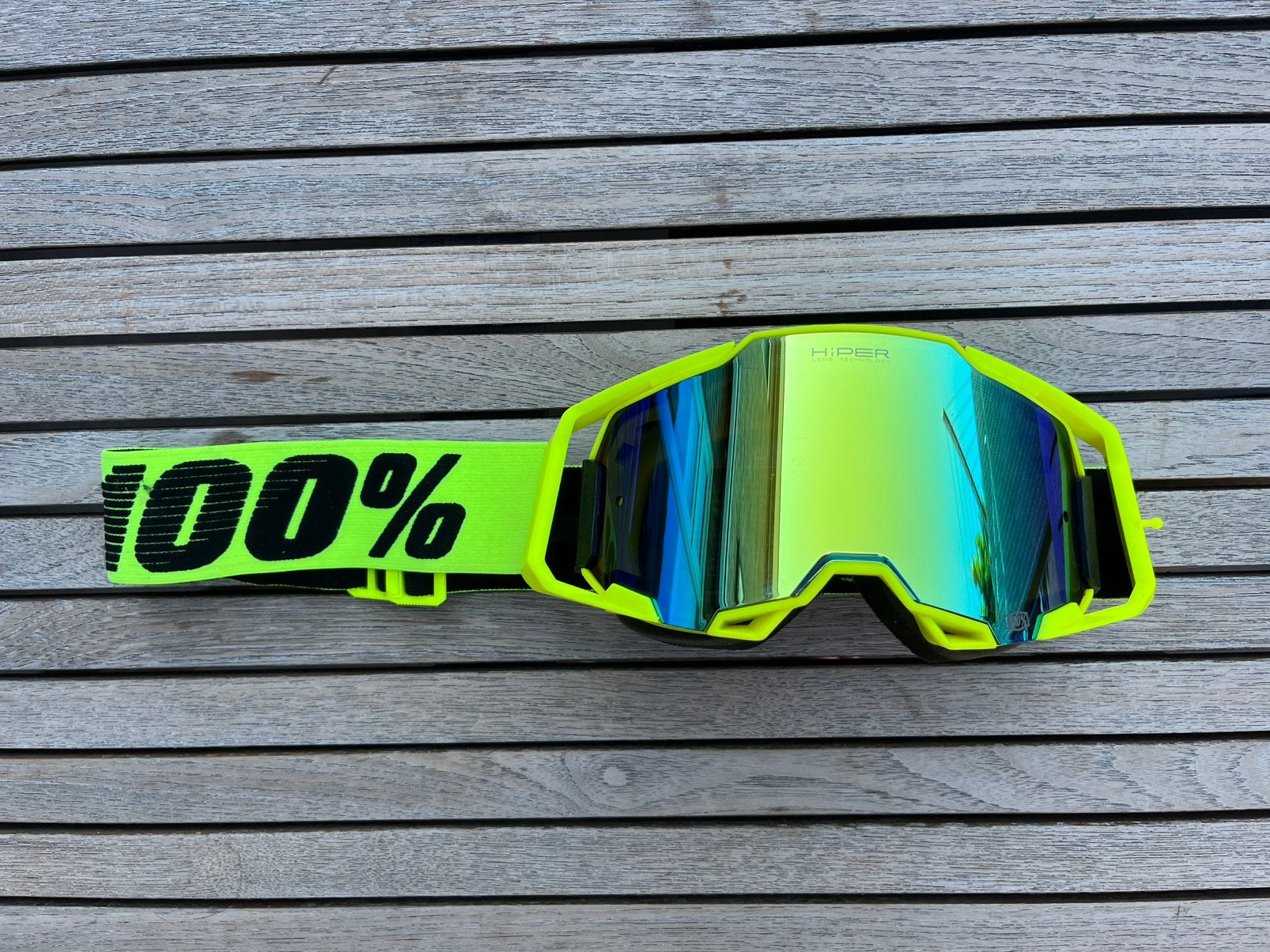 100% crossbril (fake) + heldere 1 lens extra, Motoren, Ophalen of Verzenden, Nieuw